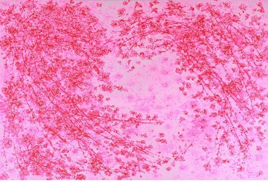 꽃춤(花舞) - Flower Dance_162x130cm Mixed media on canvas