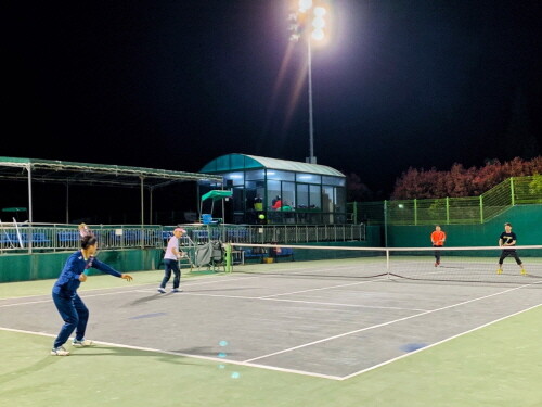 2019년 테니스 스포츠스태킹 대회 당시 모습. 사진=김해시 제공