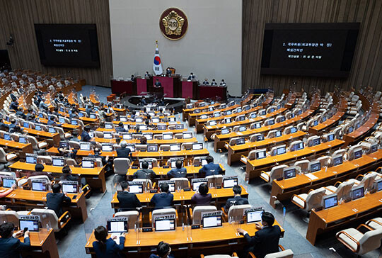 9월 29일 국회 본회의장에서 박진 외교부장관 해임 건의안 관련 진성준 의원이 제안설명을 하는 장면. 사진=박은숙 기자