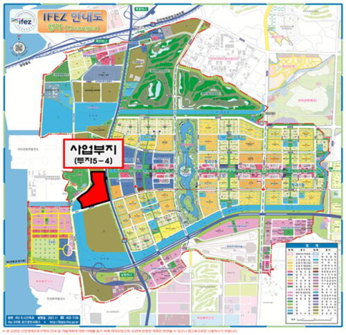 청라 영상·문화 복합단지 사업부지 위치도. 사진=인천경제청 제공