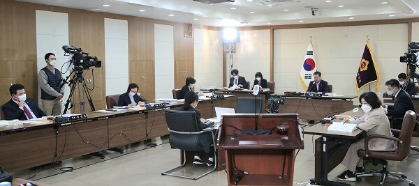 대구시의회가 8일 대구시교육청을 상대로 행정사무감사를 하고 있다. 사진=대구시의회 제공