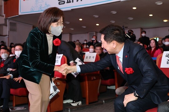 김기현 의원이 나경원 전 의원에게 힘을 합치자고 제안했다고 밝혔다. 사진=연합뉴스