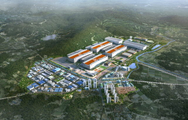 용인반도체클러스터 조감도. 사진=용인시 제공