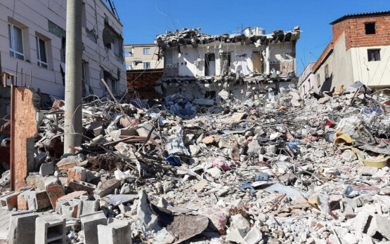 튀르키예 대지진 현장 모습. 사진=그린닥터스 제공