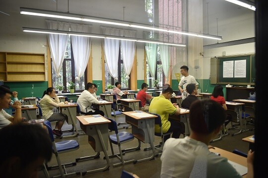 중국의 한 대학교 강의 모습으로 기사 특정 내용과 무관하다. 사진=연합뉴스