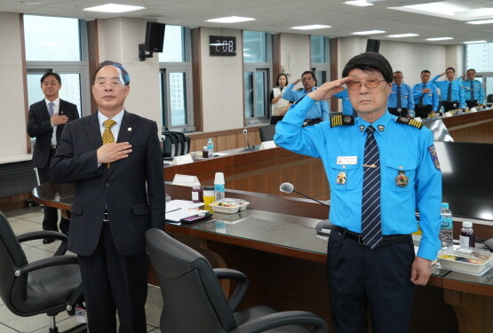 표창장 수여식 모습. 사진=부산시교육청 제공