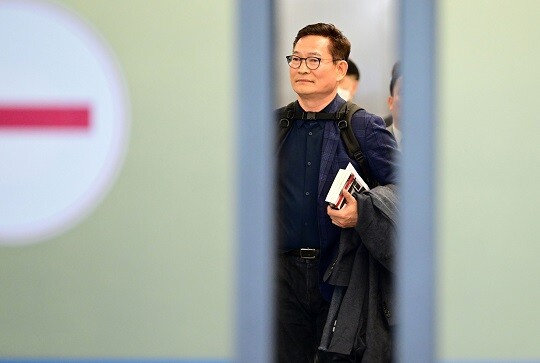 2021년 더불어민주당 전당대회 돈 봉투 의혹 사건의 핵심인물로 지목된 송영길 전 더불어민주당 대표. 사진=최준필 기자