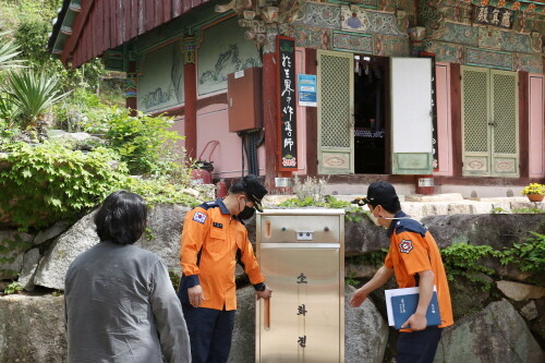 화재예방 대책 추진 장면. 사진=경남도 제공