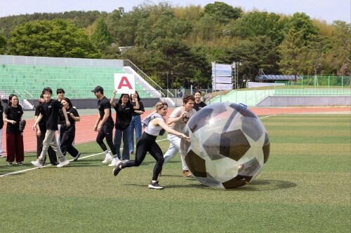 외국인유학생 체육대회 장면. 사진=경상국립대 제공