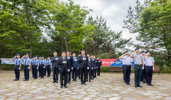 제68회 현충일 추념식 모습. 사진=경상국립대 제공