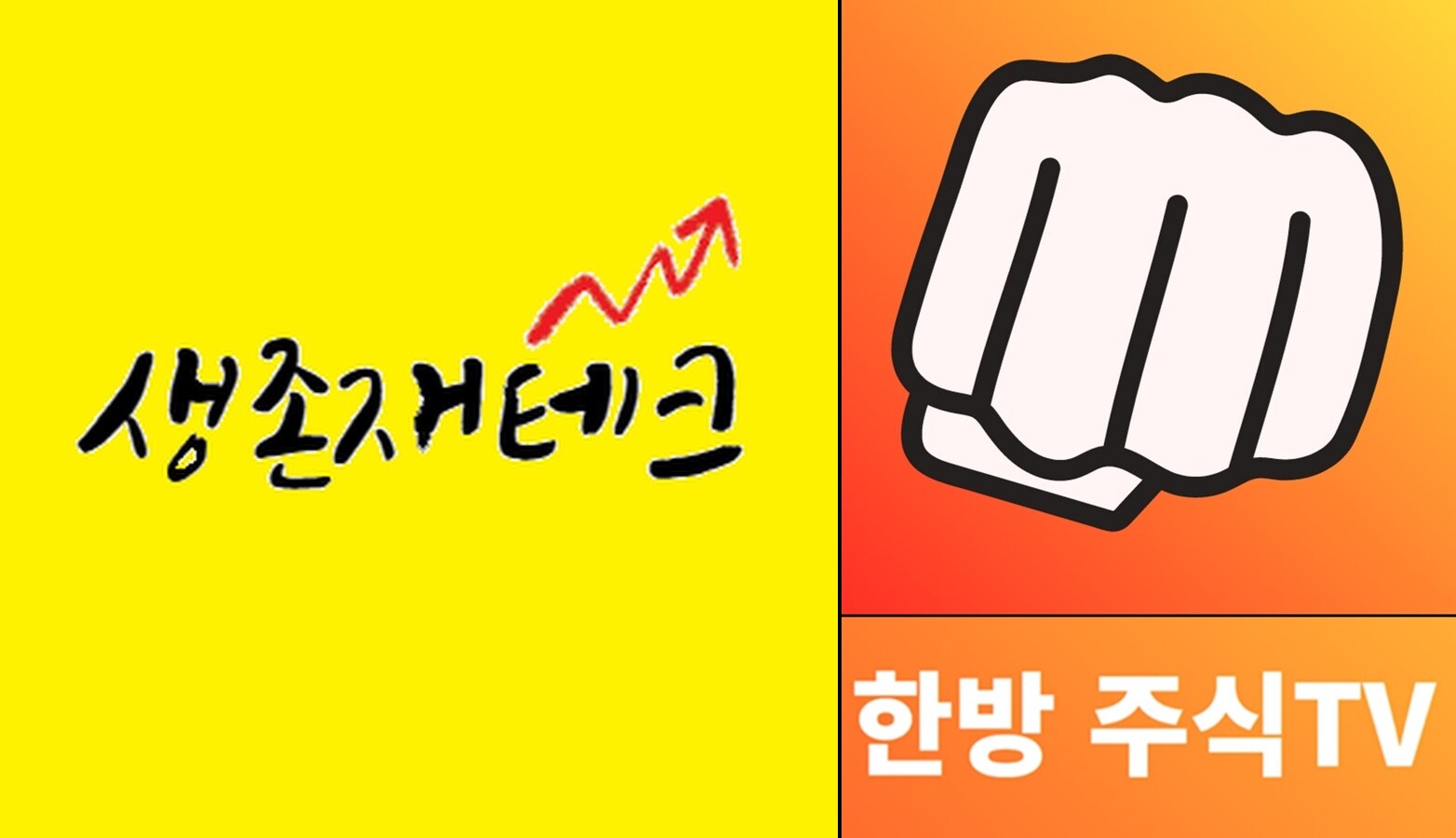 주식 전문가 유튜브로 유명한 생존재테크와 한방주식TV간 소송전이 벌어졌다. 사진=생존재테크·한방주식TV 캡처