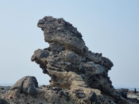 포항 구만리 독수리 바위. 사진=포항시 제공