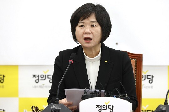 이정미 정의당 대표. 사진=박은숙 기자