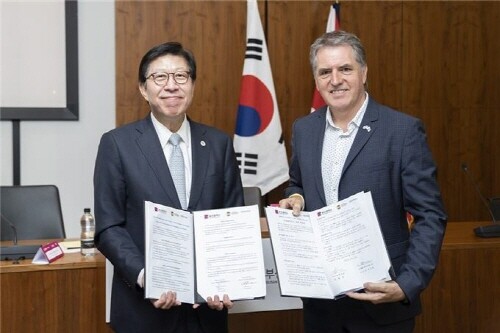 협정 체결 장면. 사진=부산시 제공