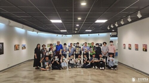 인생사진 프로젝트 사진전 모습. 사진=경성대 제공
