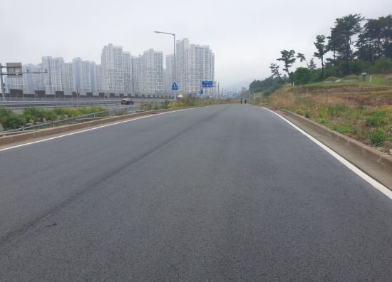 농소~강동 간 도로. 사진=울산시 제공