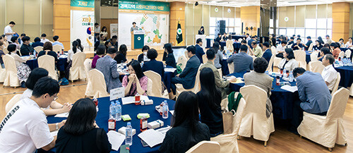 12일 대구대에서 '경북 주도 지방시대에 부응하는 사회적경제 역할'을 주제로 '2023 사회적경제 활성화 포럼'이 열리고 있다. 사진=경북도 제공'