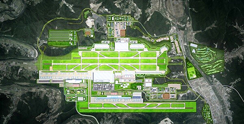 대구경북통합신공항 조감도. 사진=대구시 제공