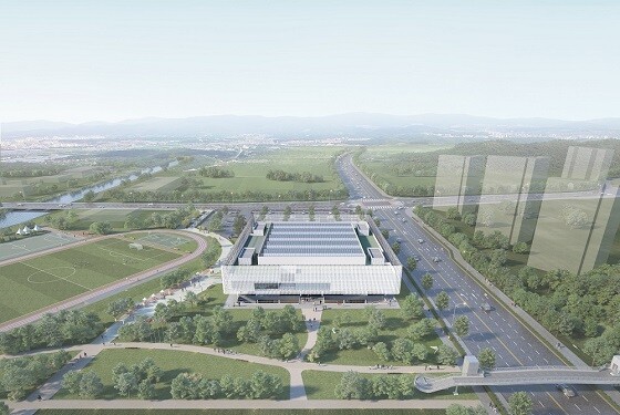 교하 다목적 실내체육관 조감도. 사진=파주시 제공