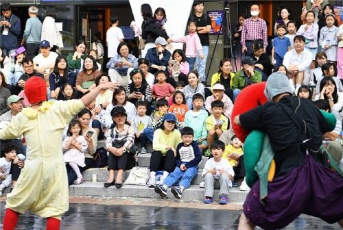 거리예술 장면. 사진=부산시 제공