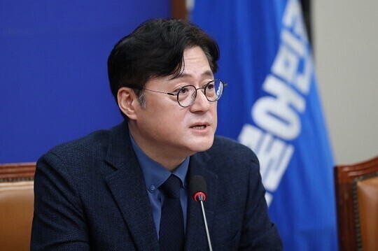 홍익표 더불어민주당 원내대표. 사진=박은숙 기자