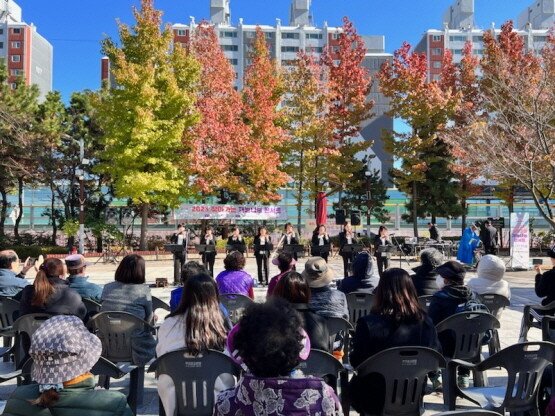 제4회 찾아가는 재능나눔콘서트 장면. 사진=기장군 제공