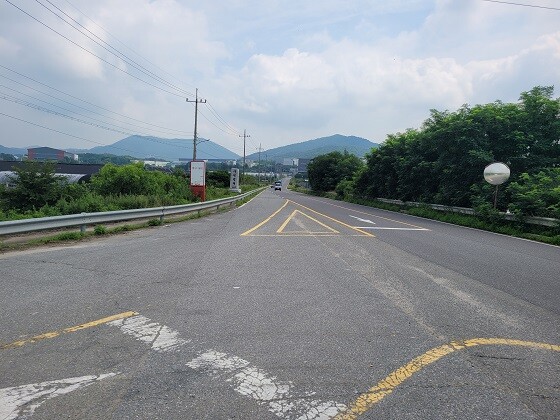 용인시 처인구 원삼면 보개원삼로 모습. 사진=용인시 제공