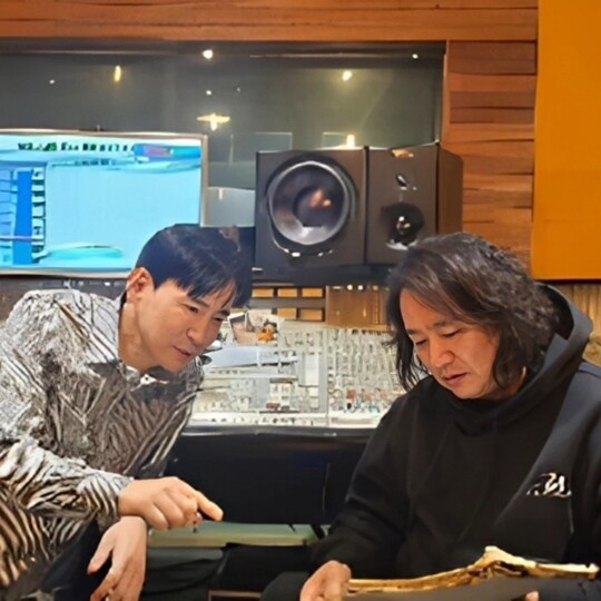 보컬 이선정과 그룹 시나위 기타리스트 신대철. 사진=이선정 밴드 제공