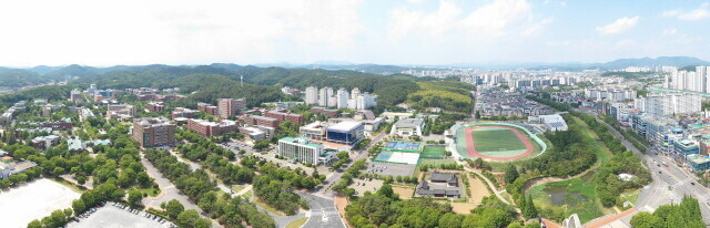 경상국립대 가좌캠퍼스 전경. 사진=경상국립대 제공