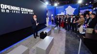 미국 라스베가스 'CES 2024' 인천·인천경제자유구역 홍보관 찾은 유정복 인천시장