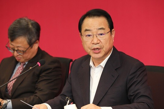 정영환 국민의힘 공천관리위원장이 1월 30일 오후 서울 여의도 중앙당사에서 열린 공천관리위원회 3차 회의에서 발언을 하고 있다. 사진=박은숙 기자