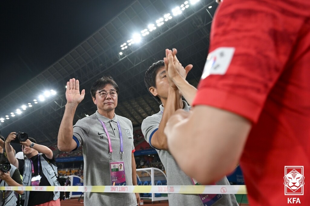 황선홍 감독과 함께 월드컵 예선에 나설 코치진 면면이 확정됐다. 사진=KFA 제공