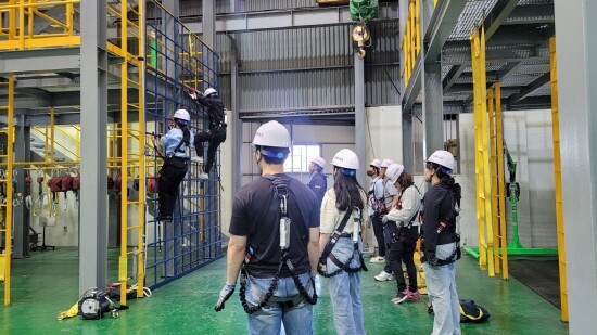 중대재해체험교육. 사진=경남도 제공