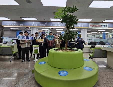 청렴 선서식 장면. 사진=김해시 제공