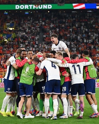잉글랜드가 네덜란드를 꺾고 유로 2024 결승전에 올랐다. 사진=유로 2024 페이스북