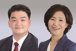 왼쪽부터 류종우 의원, 육정미 의원. 사진= 대구시의회 제공