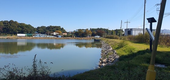 연곡저수지 모습. 사진=양주시 제공