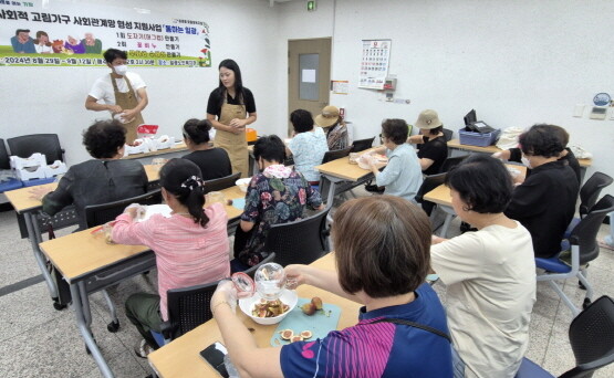 ‘통하는 일광’ 프로그램 진행 장면. 사진=기장군 제공