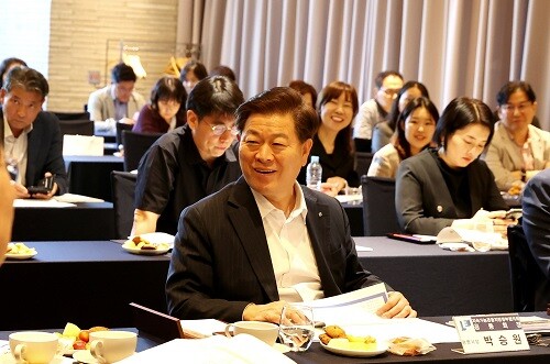 지속가능관광  지방정부형의회 정기총회에  참석한 박승원 광명시장. 사진=광명시 제공