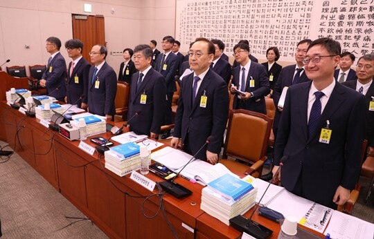 10월 22일 서울 여의도 국회에서 법제사법위원회의 서울고법·수원고법·서울중앙지법 등에 대한 국정감사가 열리고 있다. 사진=박은숙 기자