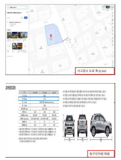 현대해상 서부차량보상부가 분심위에 보낸 자료. 사진=김창의 기자