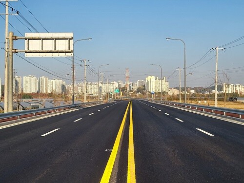 파주 문산~내포 도로모습. 사진=경기도 제공