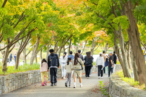 호스아일랜드 걷기대회 장면. 사진=렛츠런파크 부산경남 제공