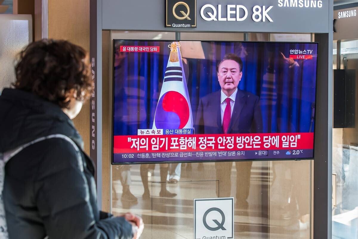 윤석열 대통령의 비상계엄과 관련한 사과 담화. 사진=최준필 기자