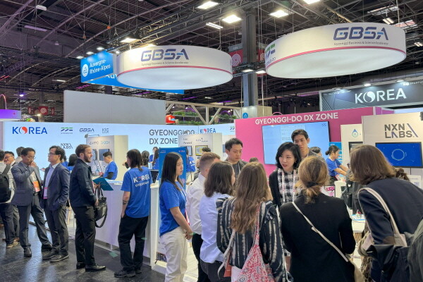 2024년 프랑스 파리에서 열린 비바테크놀로지 경기도관 전경. 사진=경과원 제공