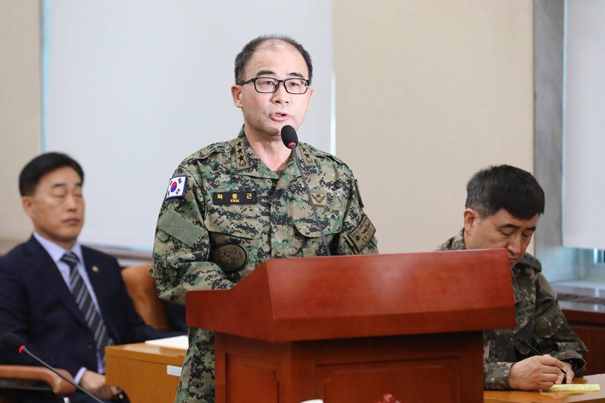 곽종근 전 특수전사령관이 4일 국회에서 열린 '윤석열 정부의 비상계엄 선포를 통한 내란 혐의 진상규명 국정조사 특별위원회' 2차 청문회에 출석해 답변하고 있다. 사진=박은숙 기자