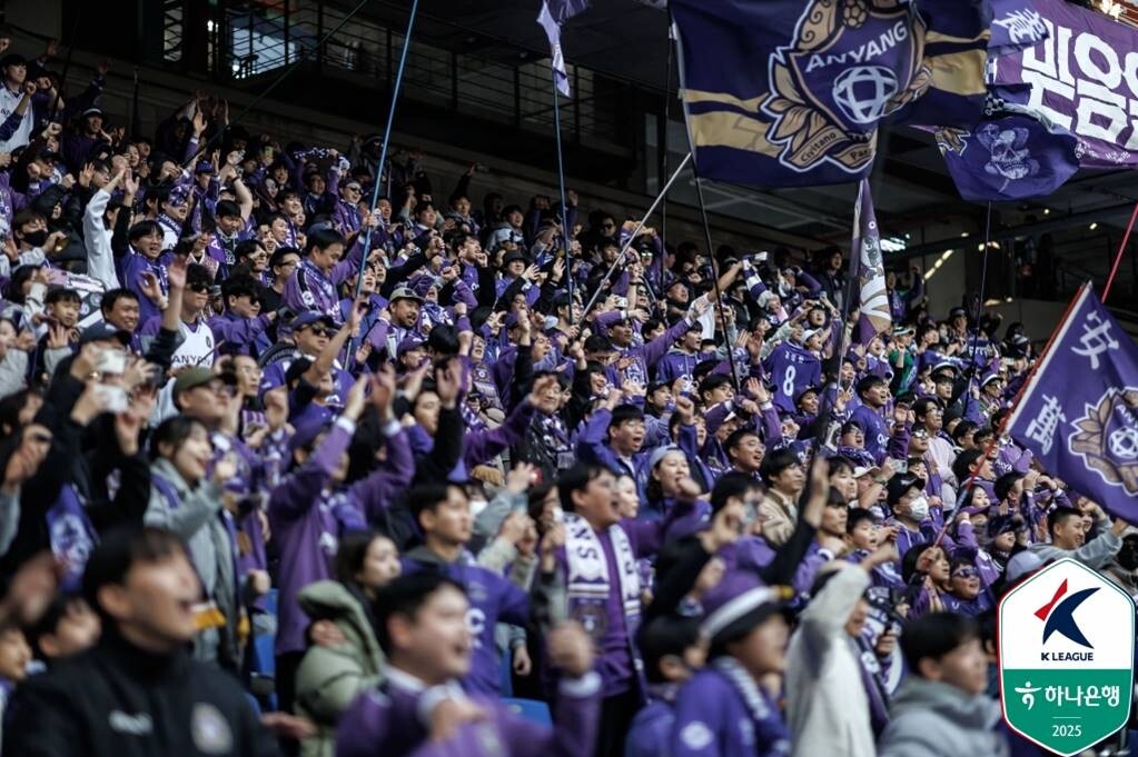 안양은 구단 역사상 첫 1부리그 경기에서 승리를 거뒀다. 사진=한국프로축구연맹 제공