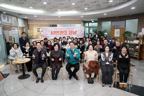 북부동에서 열린 시민과의 만남 모습. 사진=김해시 제공