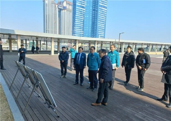 점검 장면. 사진=부산시 제공