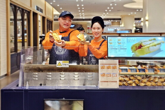 ‘이마야햄버거’ 팝업 매장. 사진=신세계 센텀시티 제공